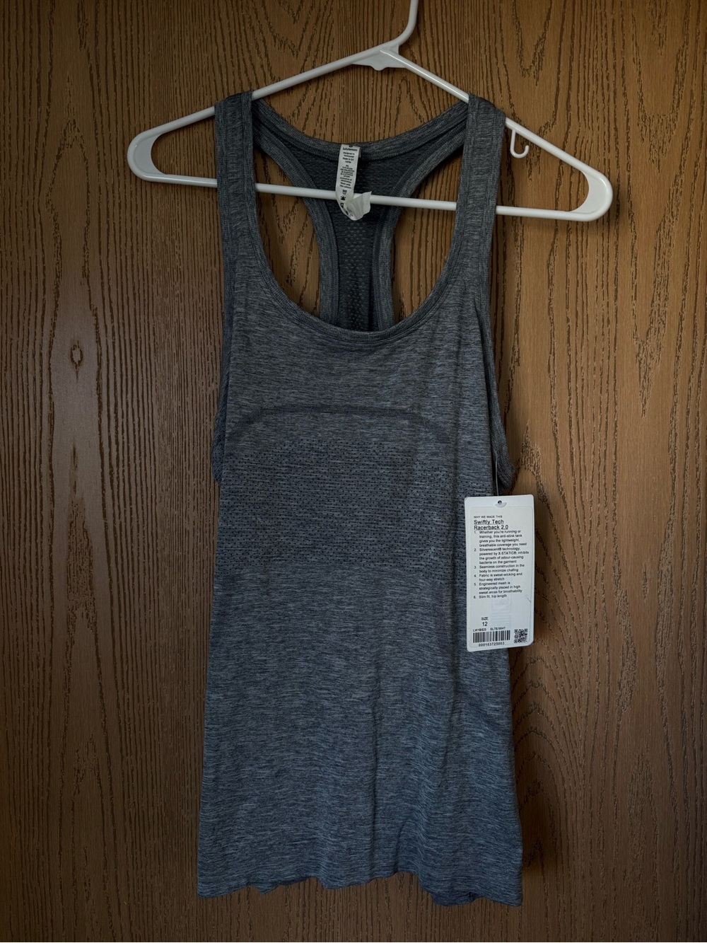 Lululemon Swiftly Tech Racerback 2.0 Gray Tank Top